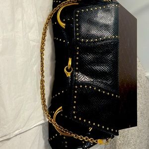 Gucci snakeskin clutch